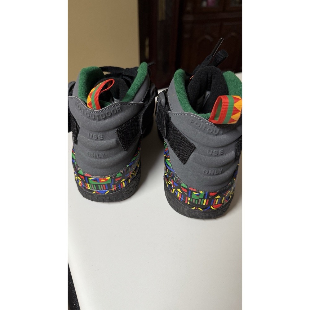 2014 Nike Air Raid "Peace" Black/Dark Grey/Pine Green Shoes 642330-003 Sz 6 Mens - Picture 4 of 9
